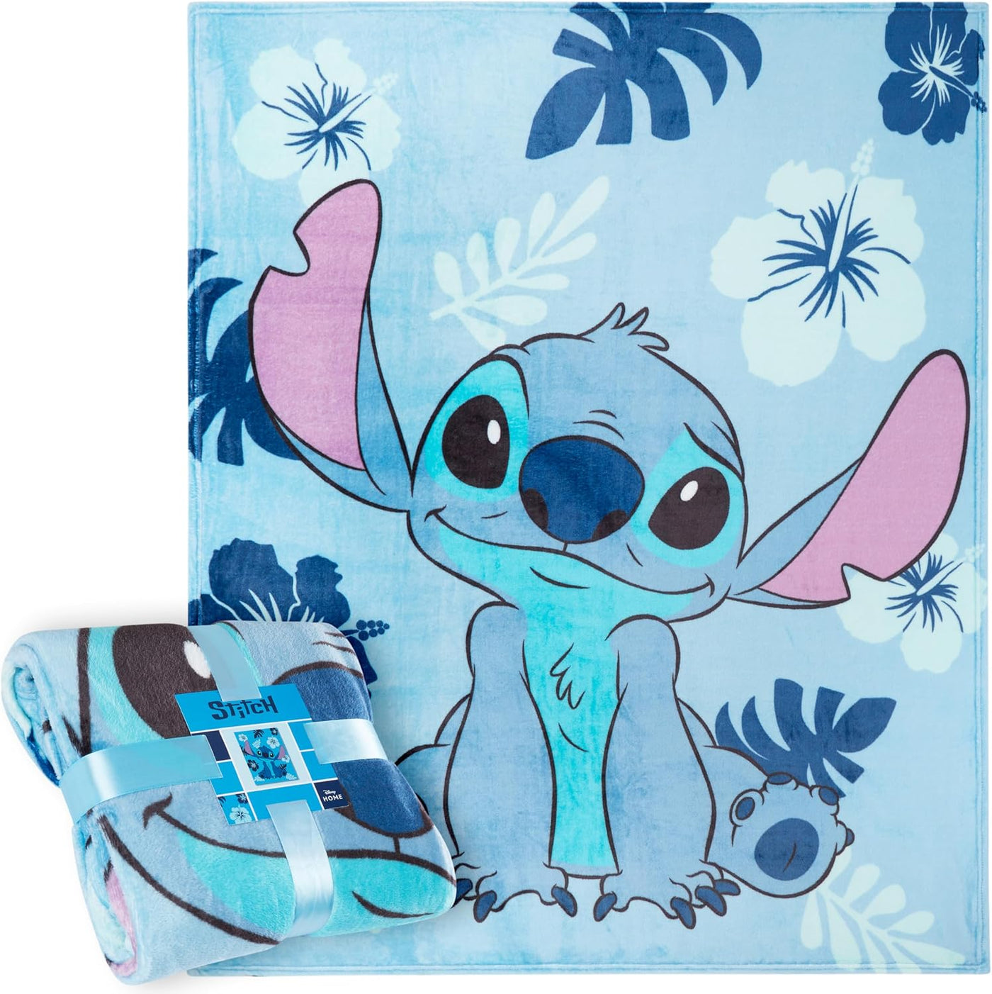 Disney Stitch Manta Decorativa de Forro Polar Suave Accesorios para...