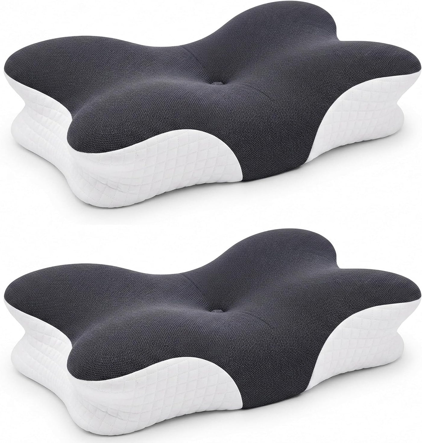Almohada cervical ergonómica de espuma viscoelástica para dormir de...