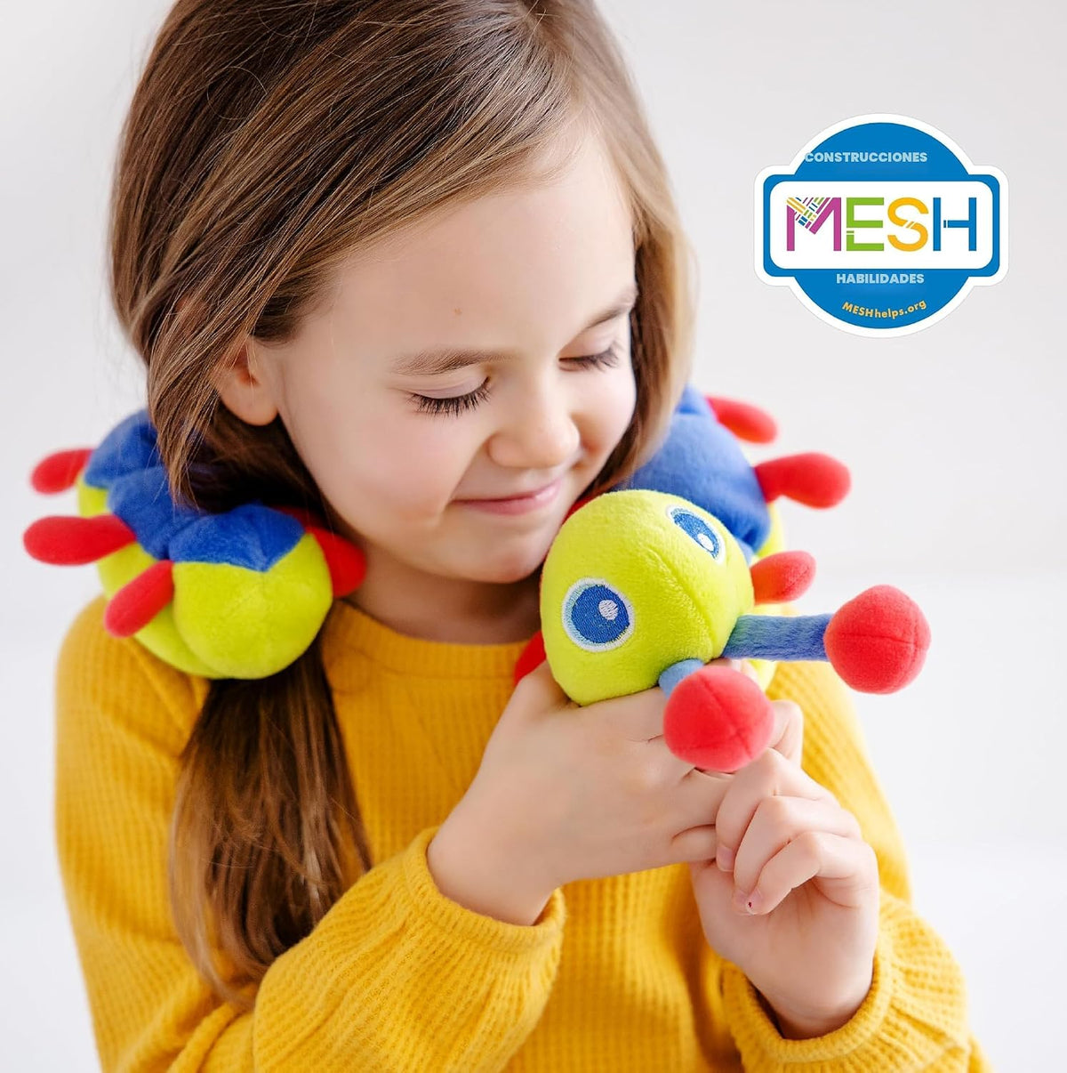 Calmee La Oruga Juguete de Peluche Sensorial con Peso para Niños, E...