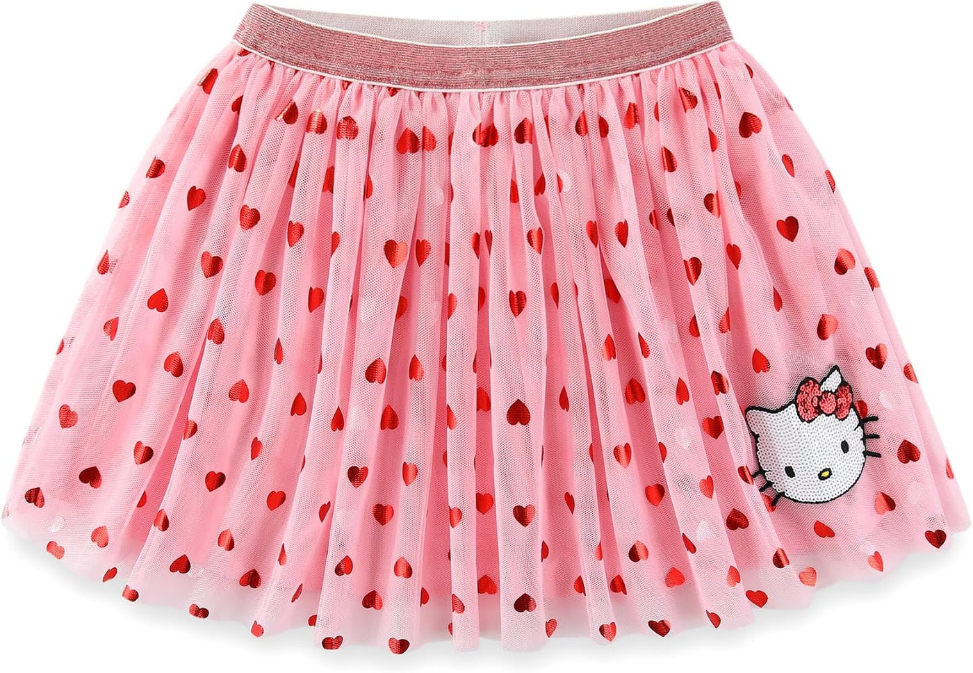 Hello Kitty Sanrio - Conjunto de camisa de manga corta y falda de t...