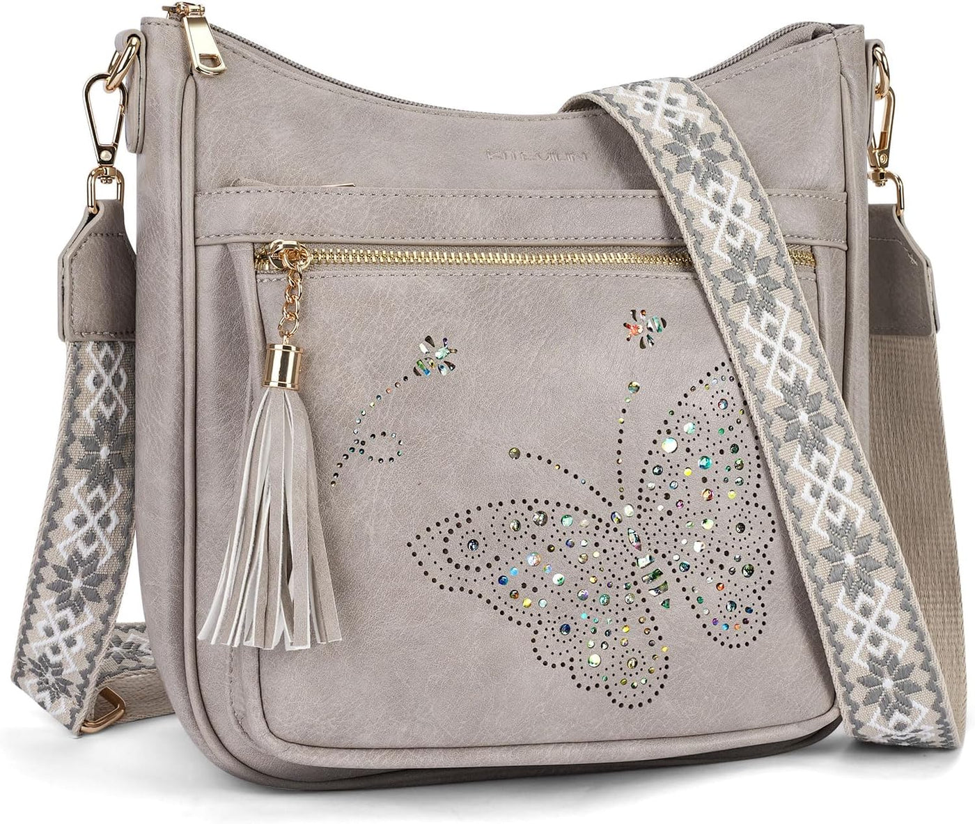 KITEVIUN - Bolsos tipo bandolera medianos para mujer, modernos, bol...