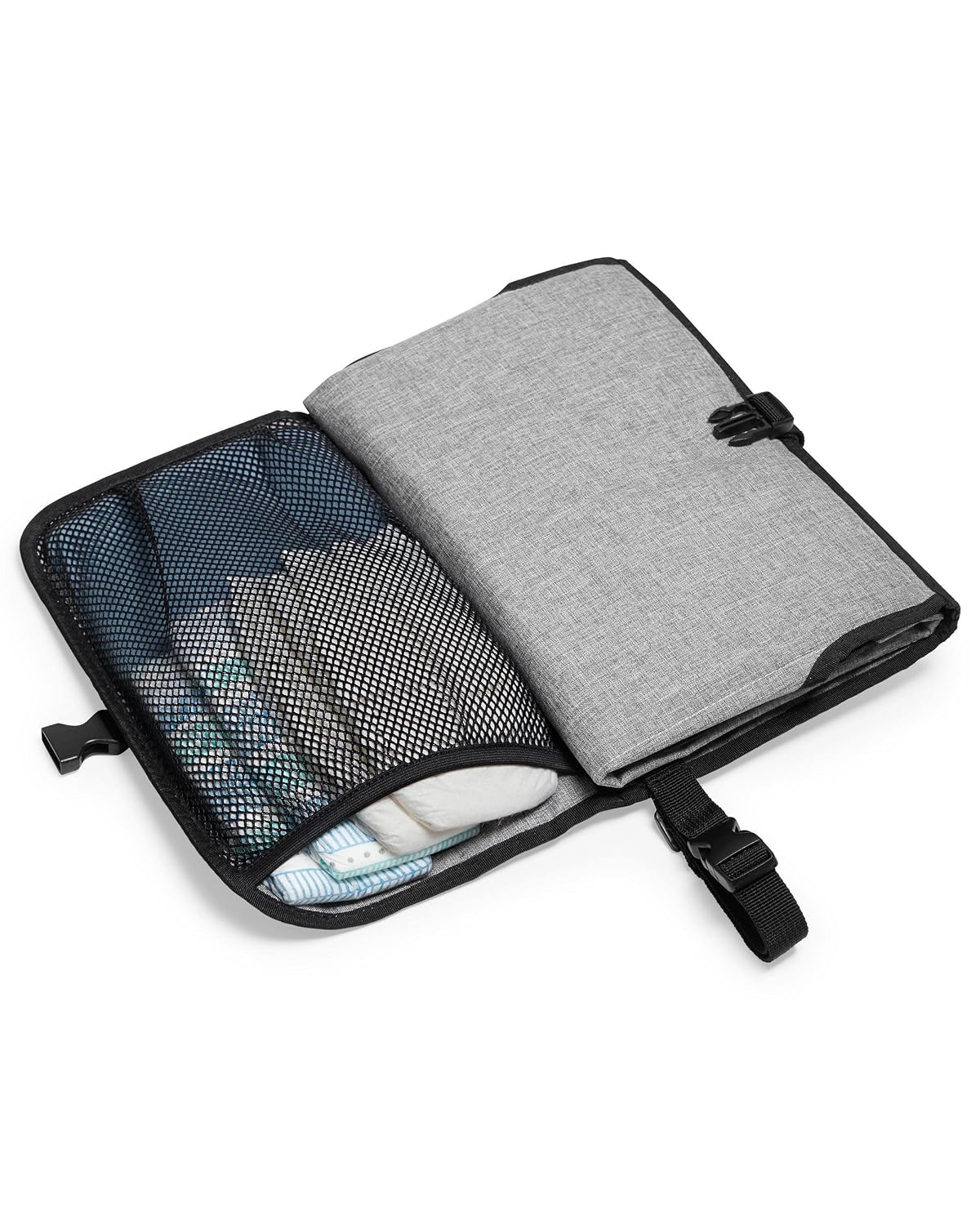 Skip Hop Pronto Almohadilla Cambiadora, Gris Jaspeado, 16 x 3 x 7 p...