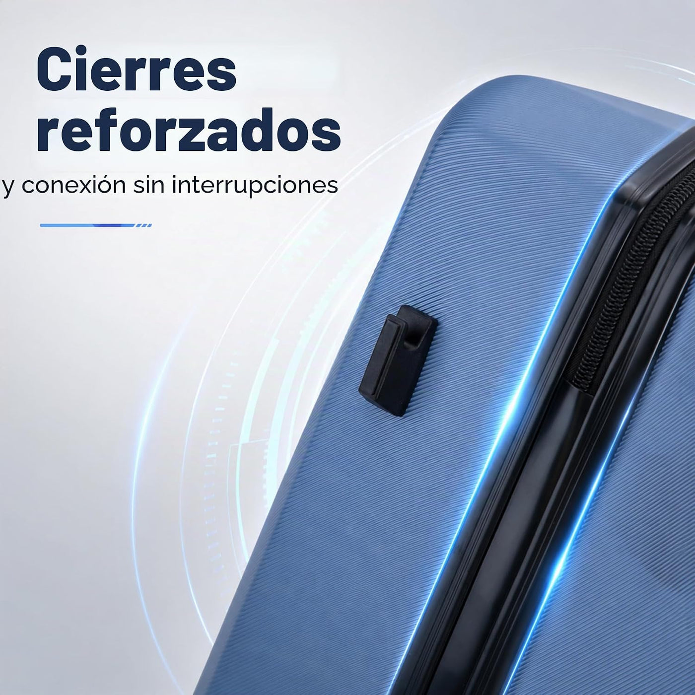 CONCEPTEN Juego de equipaje de 5 piezas, maletas rígidas de 20\/24\...