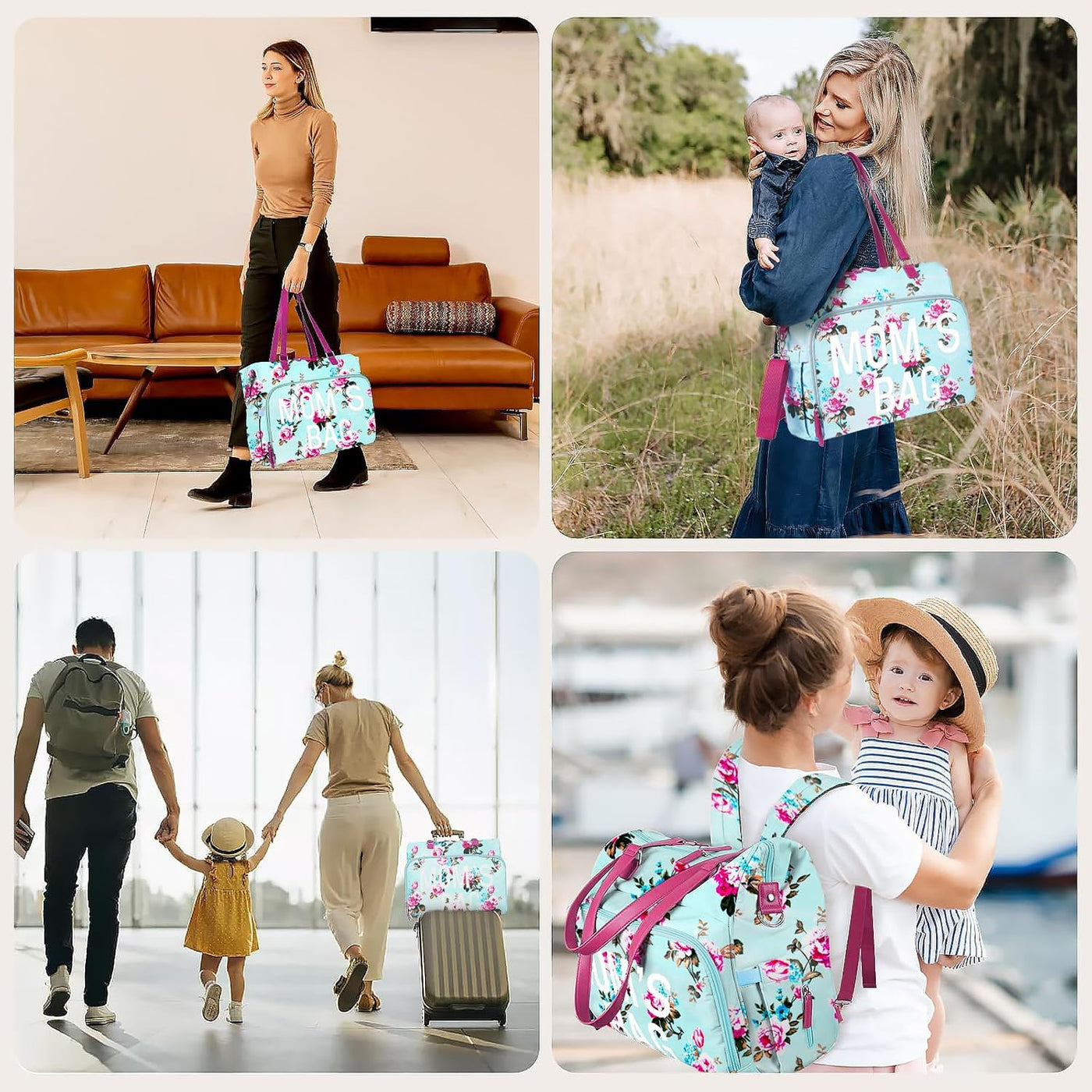Pripher Bolsa de Pañales Tipo Tote, Bolsas de Mamá y Bebé para Hosp...