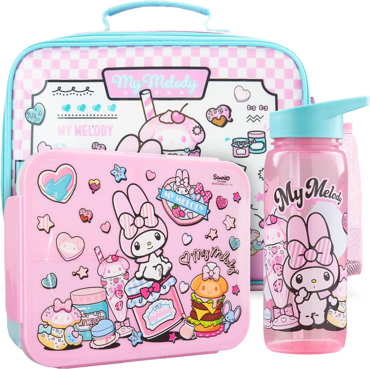 Get Trend My Melody Girls Bolsa de almuerzo, caja Bento y botella d...
