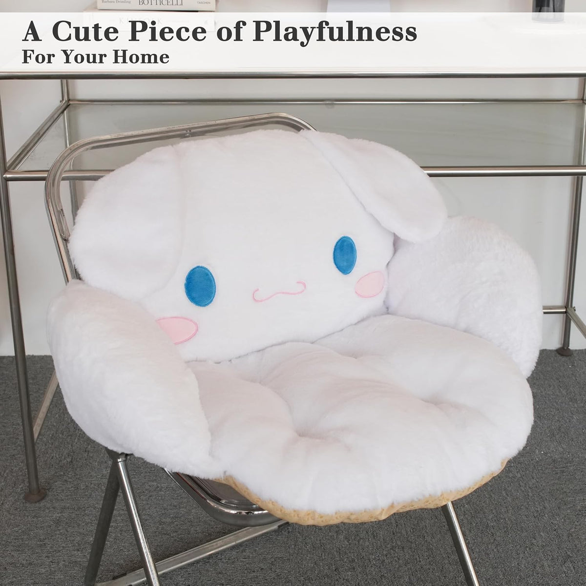 Juju - Cojín Kawaii blanco \u2013 Decoración de habitación Kawaii \...