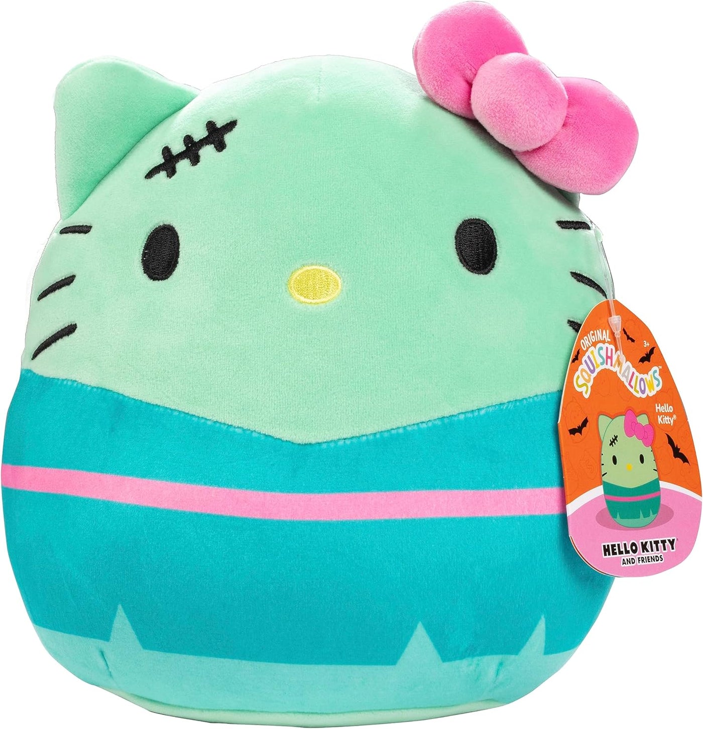 Squishmallows Hello Kitty FrankenKitty de 8 pulgadas, con licencia...