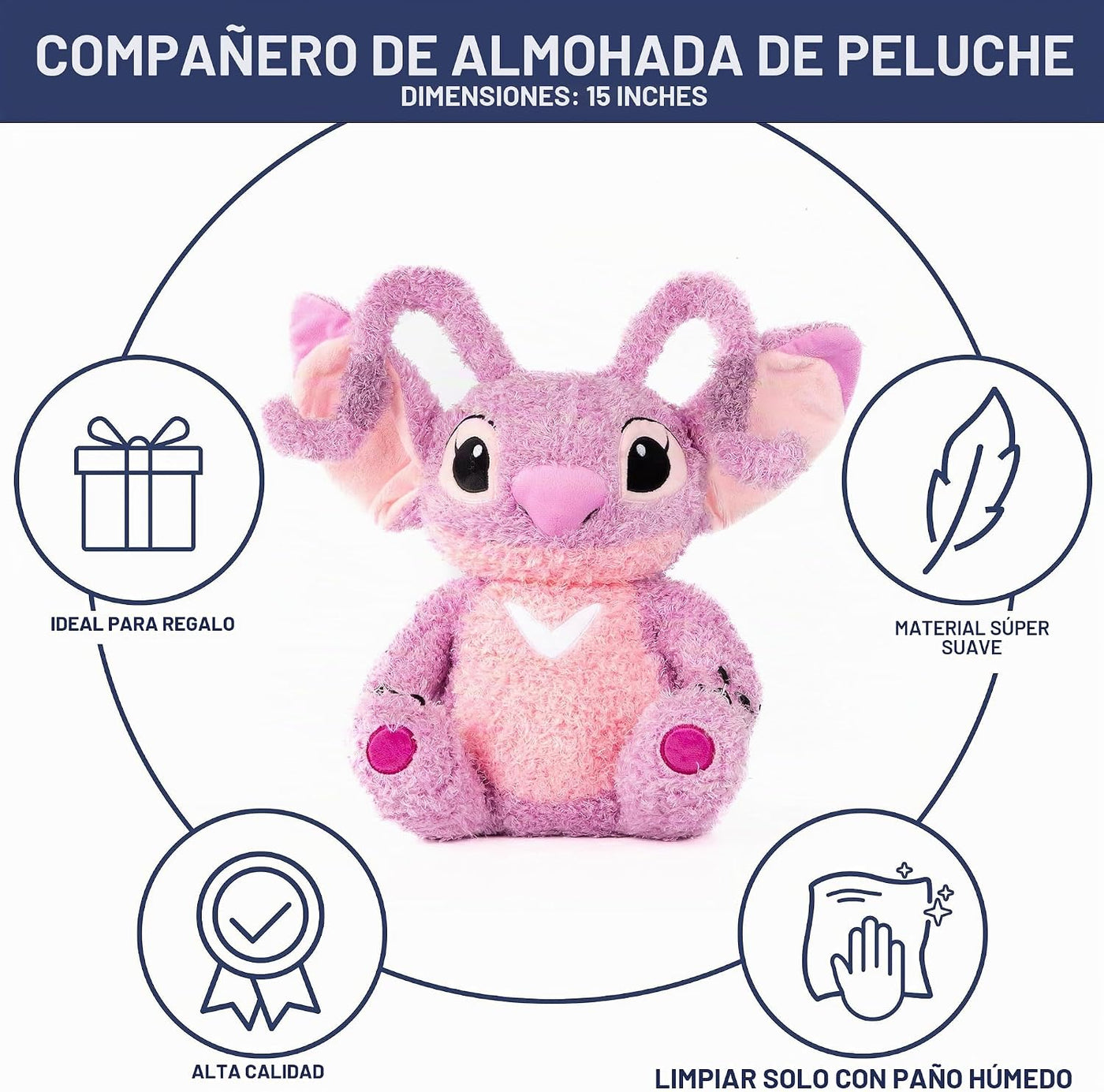 Jay Franco Disney Almohada de Peluche Buddy - Almohada de Peluche S...