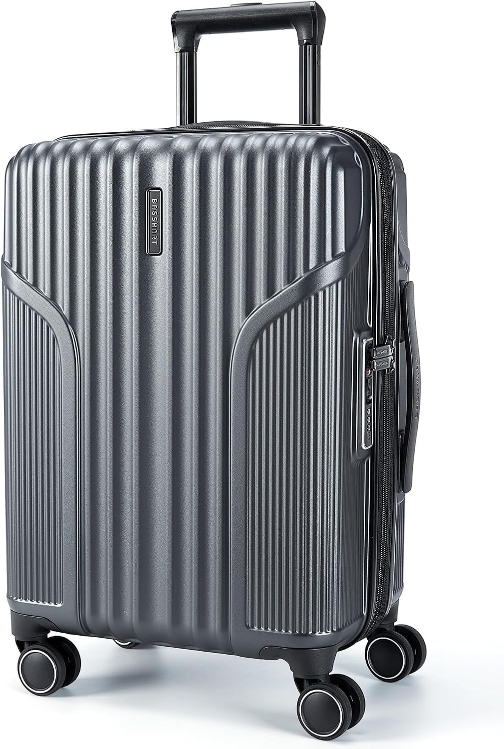 BAGSMART - Maleta de mano expandible de 22 x 14 x 9 aprobada por ae...