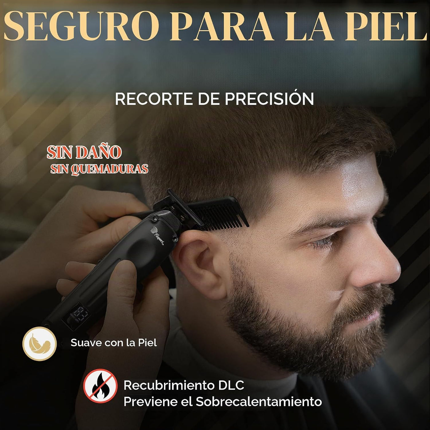Fagaci Cortadora de pelo profesional para hombres, kit de peluquerí...