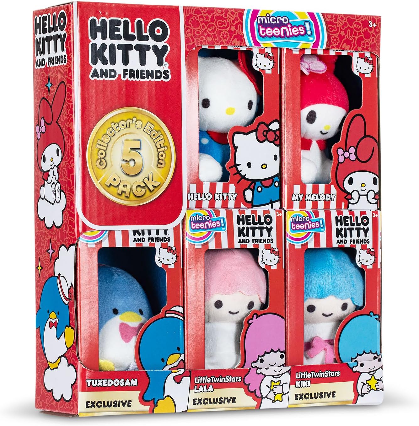 Micro Teenies Hello Kitty Pack de 5