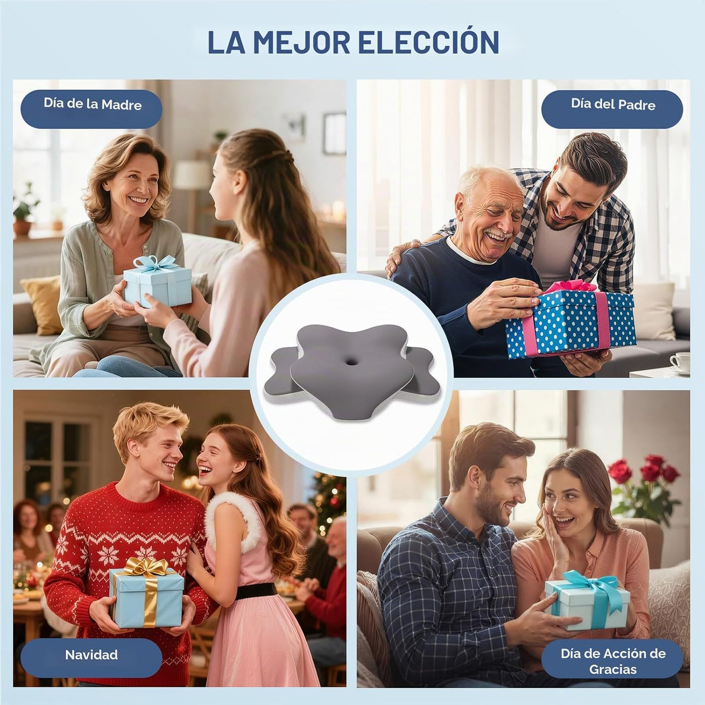 IvaBed Almohada cervical ergonómica para el cuello para aliviar el...