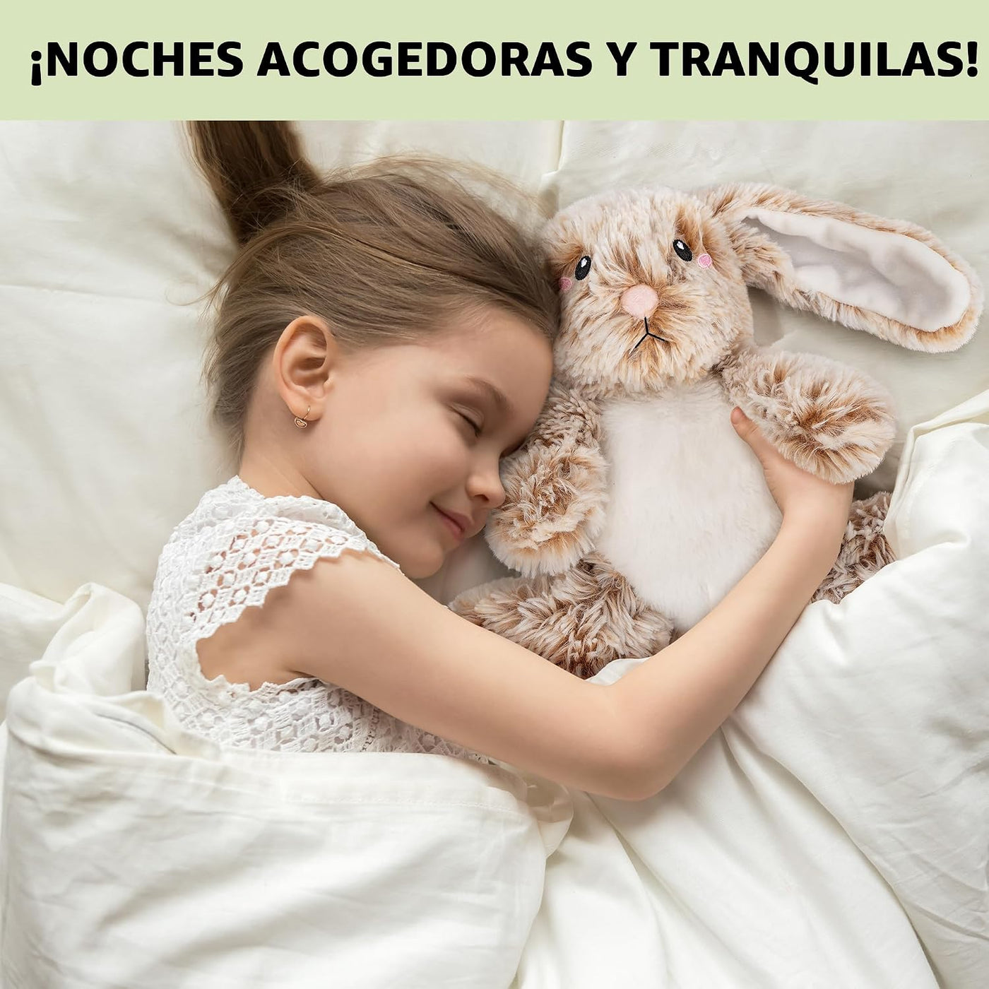 Conejos Microondables y con Peso De Felpa - Almohadilla Calentable...