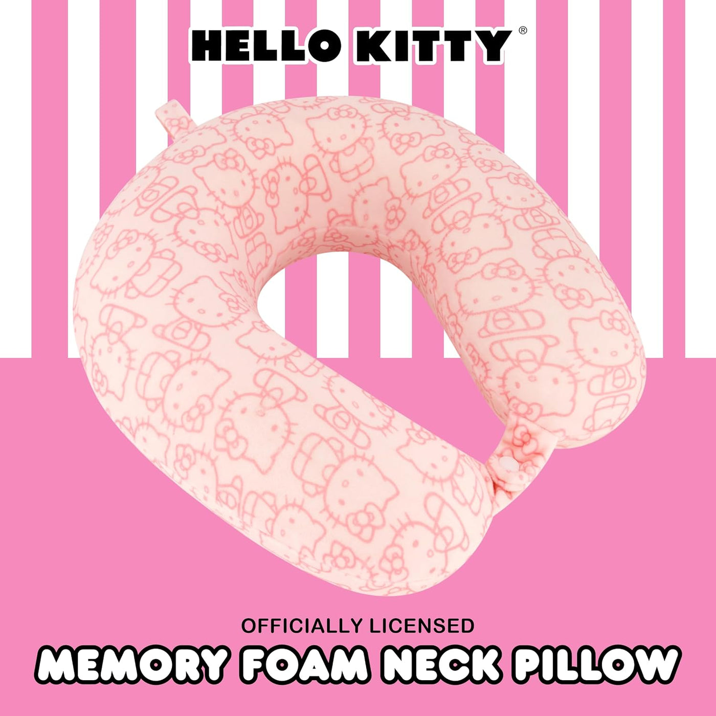 FUL Hello Kitty - Almohada para el cuello, color rosa | Accesorios...
