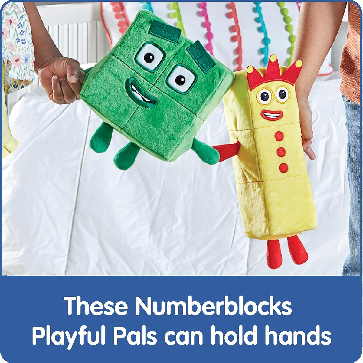 hand2mind Numberblocks Tres y Cuatro Compañeros Juguetones, Juguete...