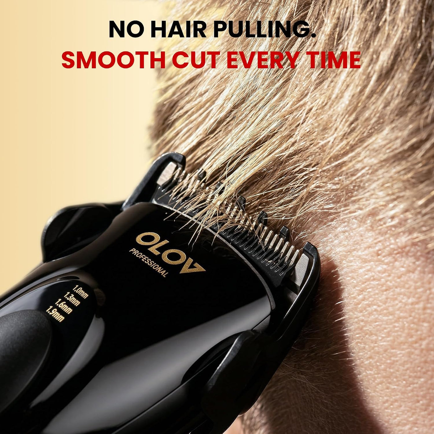 OLOV PROFESSIONAL Cortapelos para hombres, kit de cortapelos inalám...
