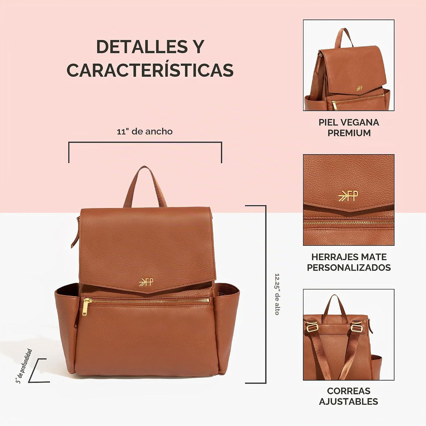 Freshly Picked Mini Pañalera II Mochila \u2013 Bolso pequeño de cue...