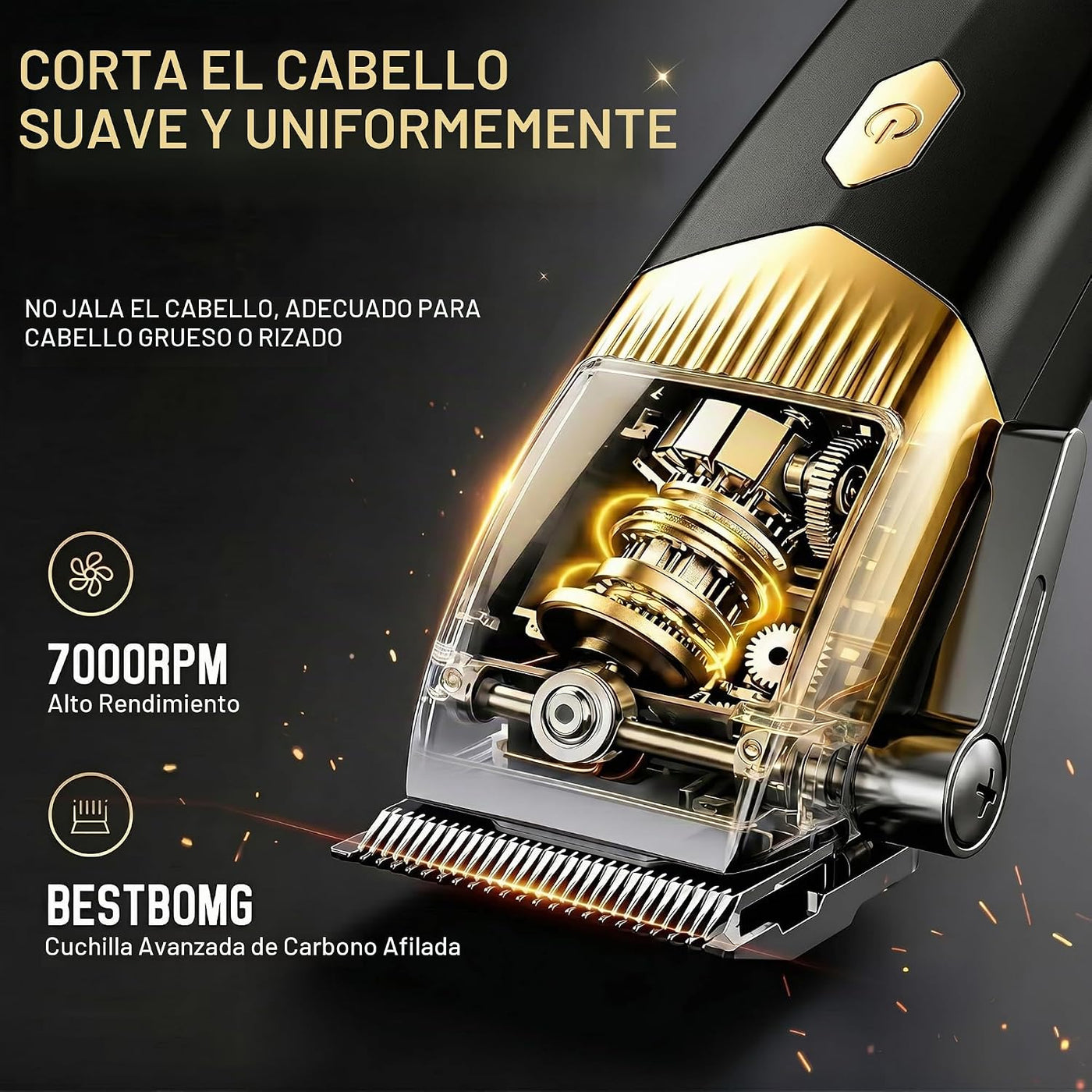 Juego profesional de cortapelos inalámbrico 4 en 1, recortadora de...