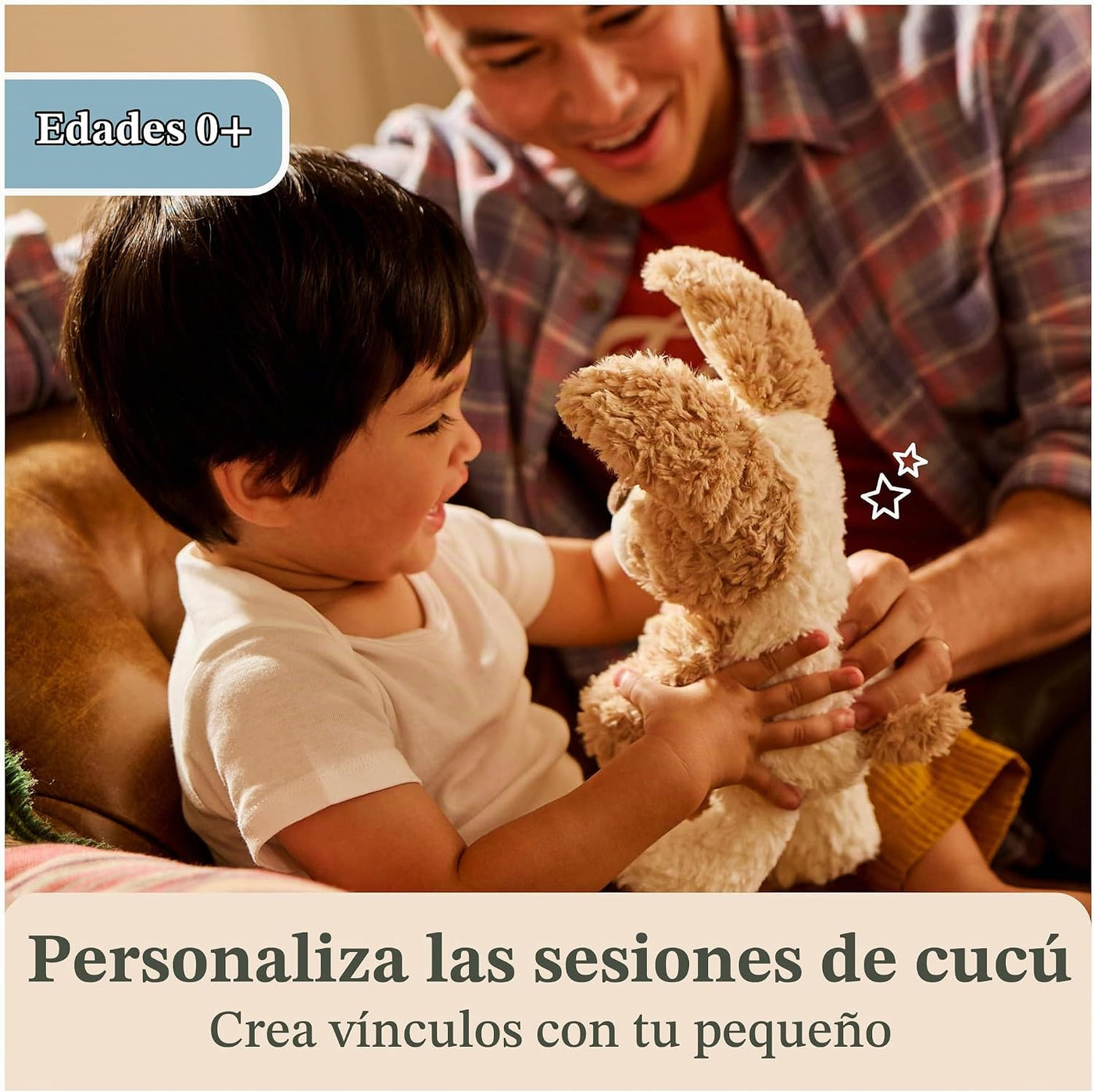 GUND Muñeco de peluche Baby Peek-a-Boo Peeki Puppy, animal de peluc...