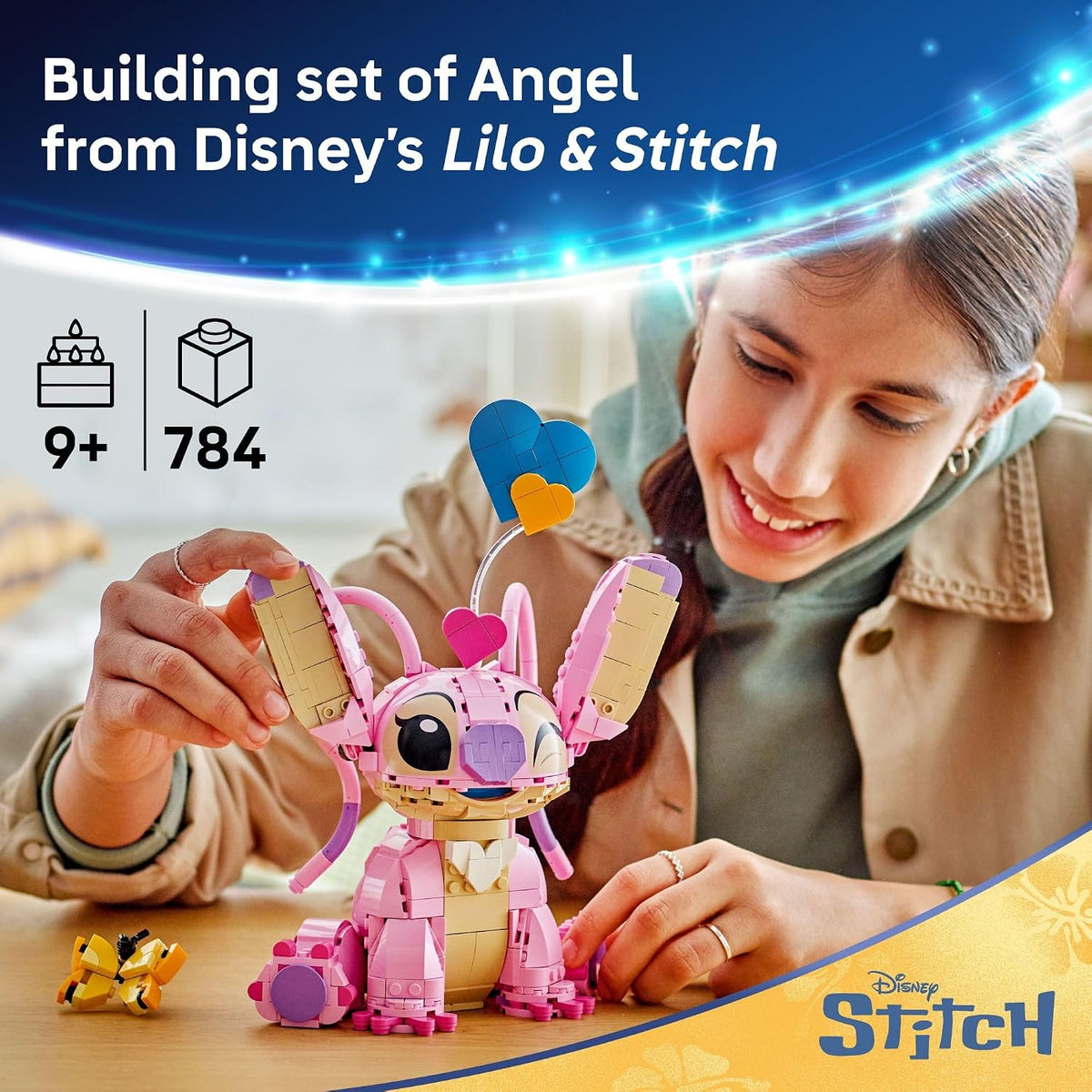 LEGO Disney Angel Lilo & Stitch Juguete para niños, decoración...