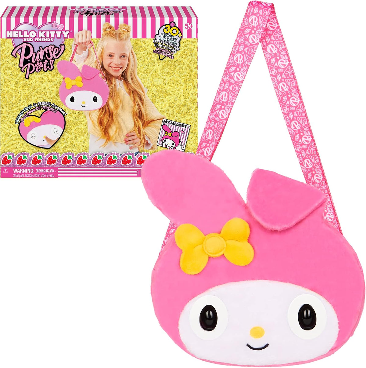 Purse Pets, Sanrio Hello Kitty y sus amigos, juguete interactivo pa...