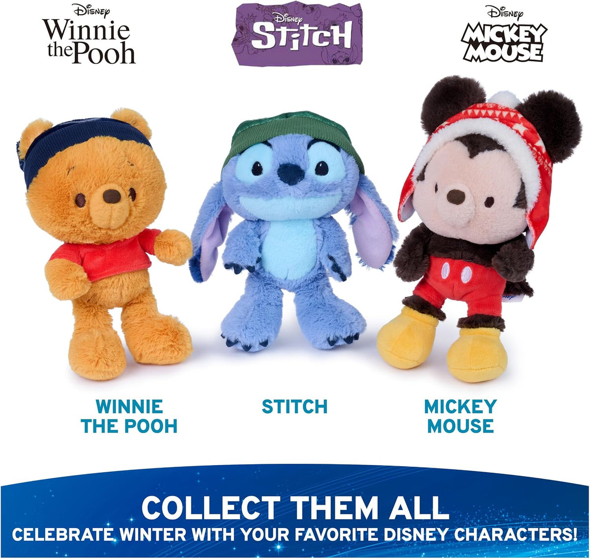 GUND Disney Winnie the Pooh Kai Bear Plush con traje de invierno pa...