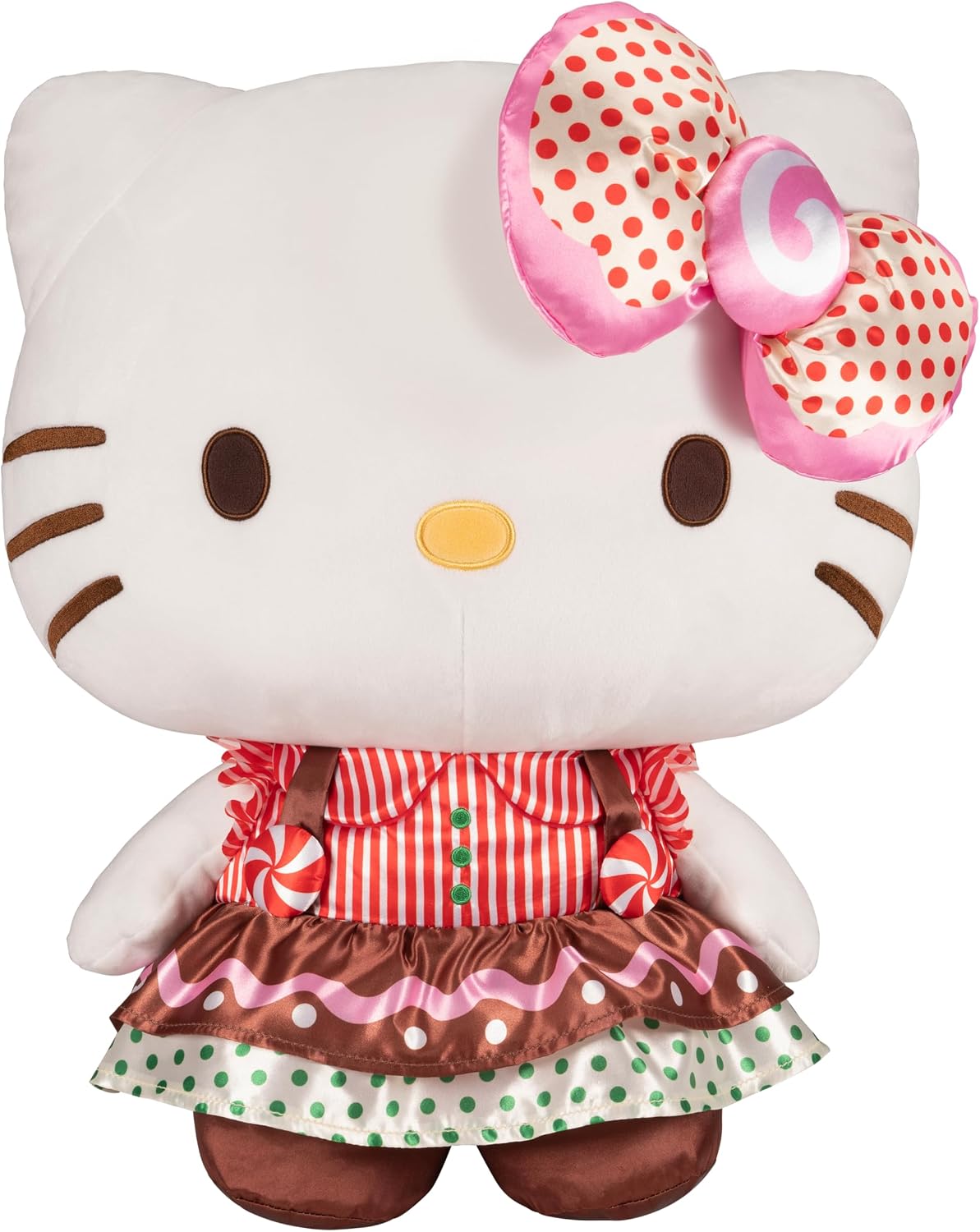 Jazwares Hello Kitty® - Peluche navideño de 24 pulgadas, producto o...