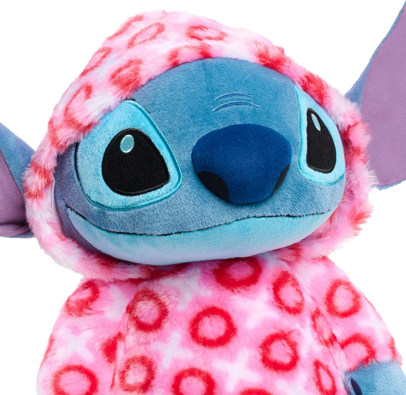 Disney Stitch - Sudadera grande con capucha de corazón de San Valen...