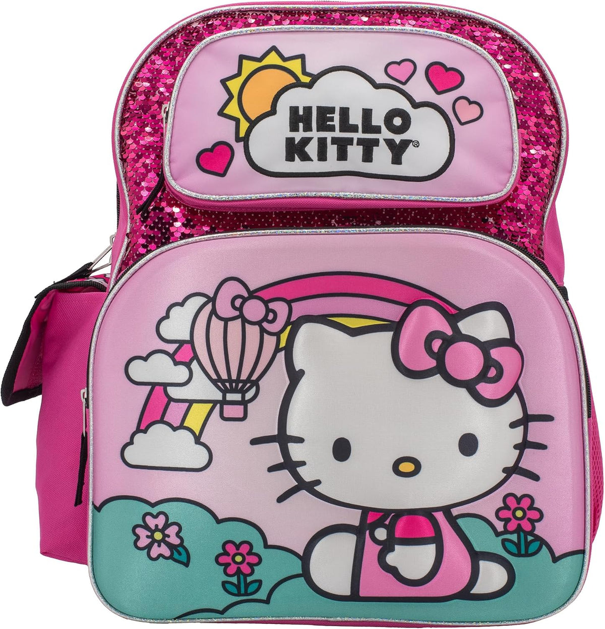AI ACCESSORY INNOVATIONS Mochila para niños, Hello Kitty rosa, Gran...
