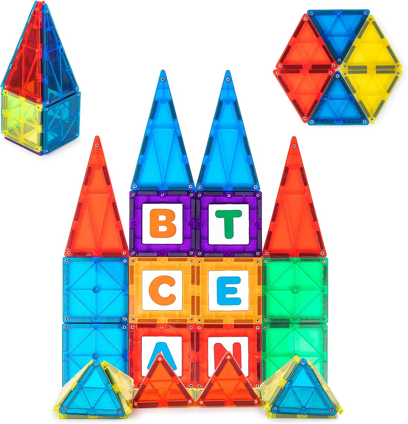Playmags Azulejos Magnéticos de Colores - 38 piezas