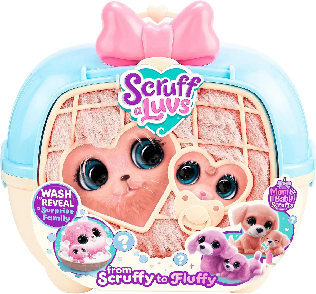 ScruffaLuvs Mom & Baby Scruffs Retriever juguetes de peluche, lavar...