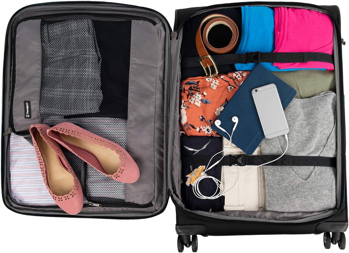 Travelpro Tourlite Softside Equipaje Expandible con 4 Ruedas Girato...