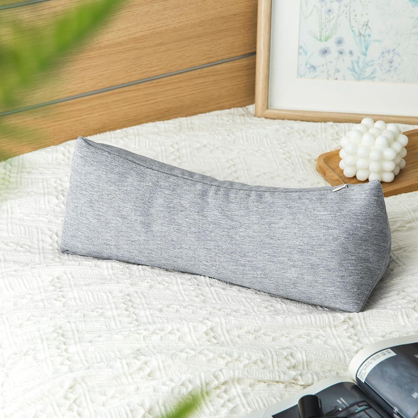Almohada de Apoyo para el Cuello de Trigo Sarraceno, Almohada Cilín...