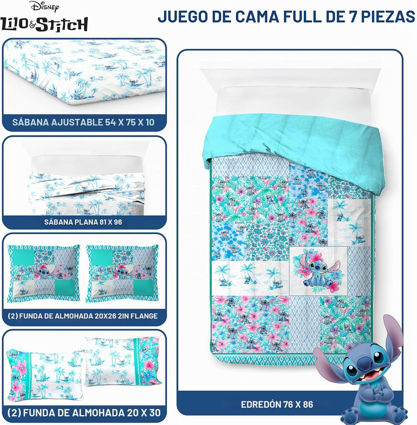 Jay Franco - Juego de edredón para niños incluye sábanas y fundas d...