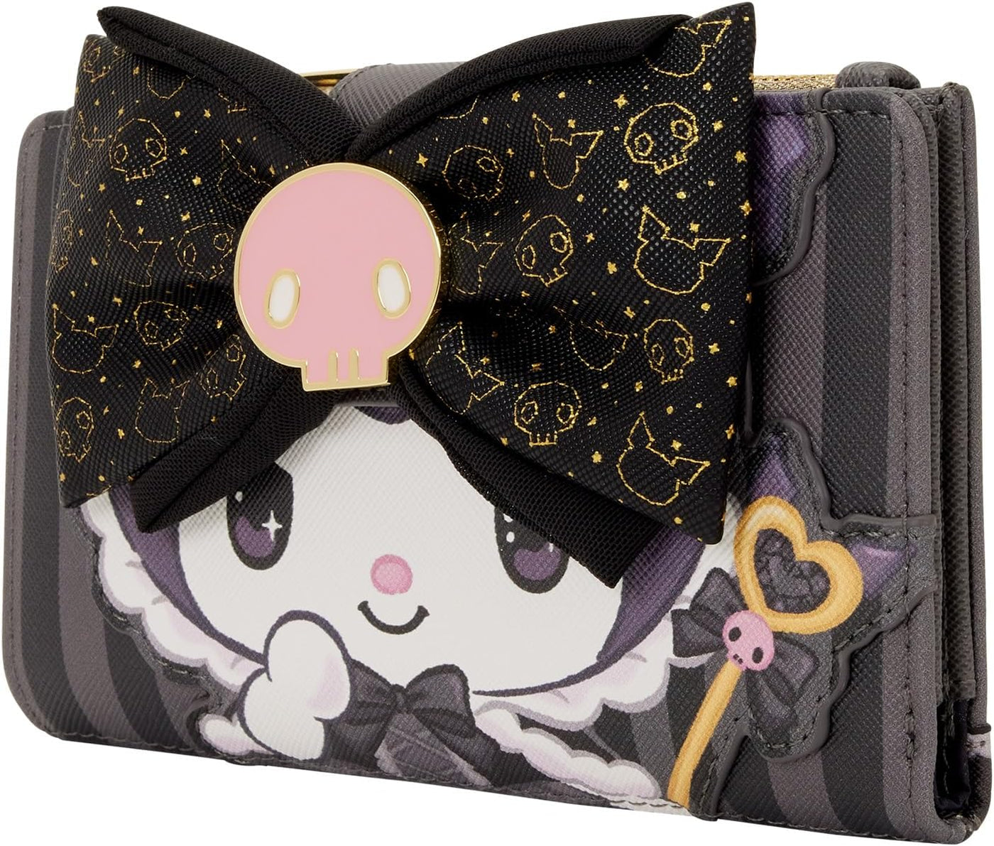 Cartera de doble pliegue Loungefly Sanrio Kuromi - Aniversario 20º