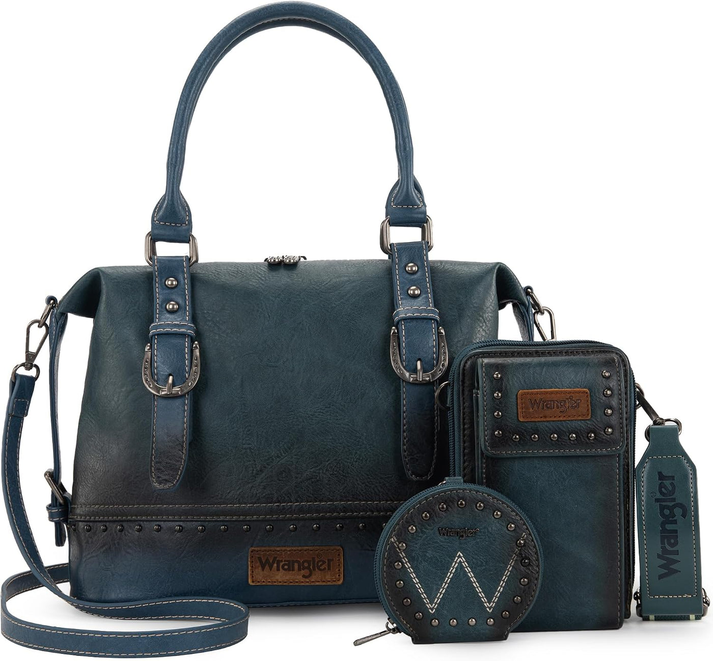 Wrangler - Juego de 3 bolsas de doctor para mujer, con asa superior...