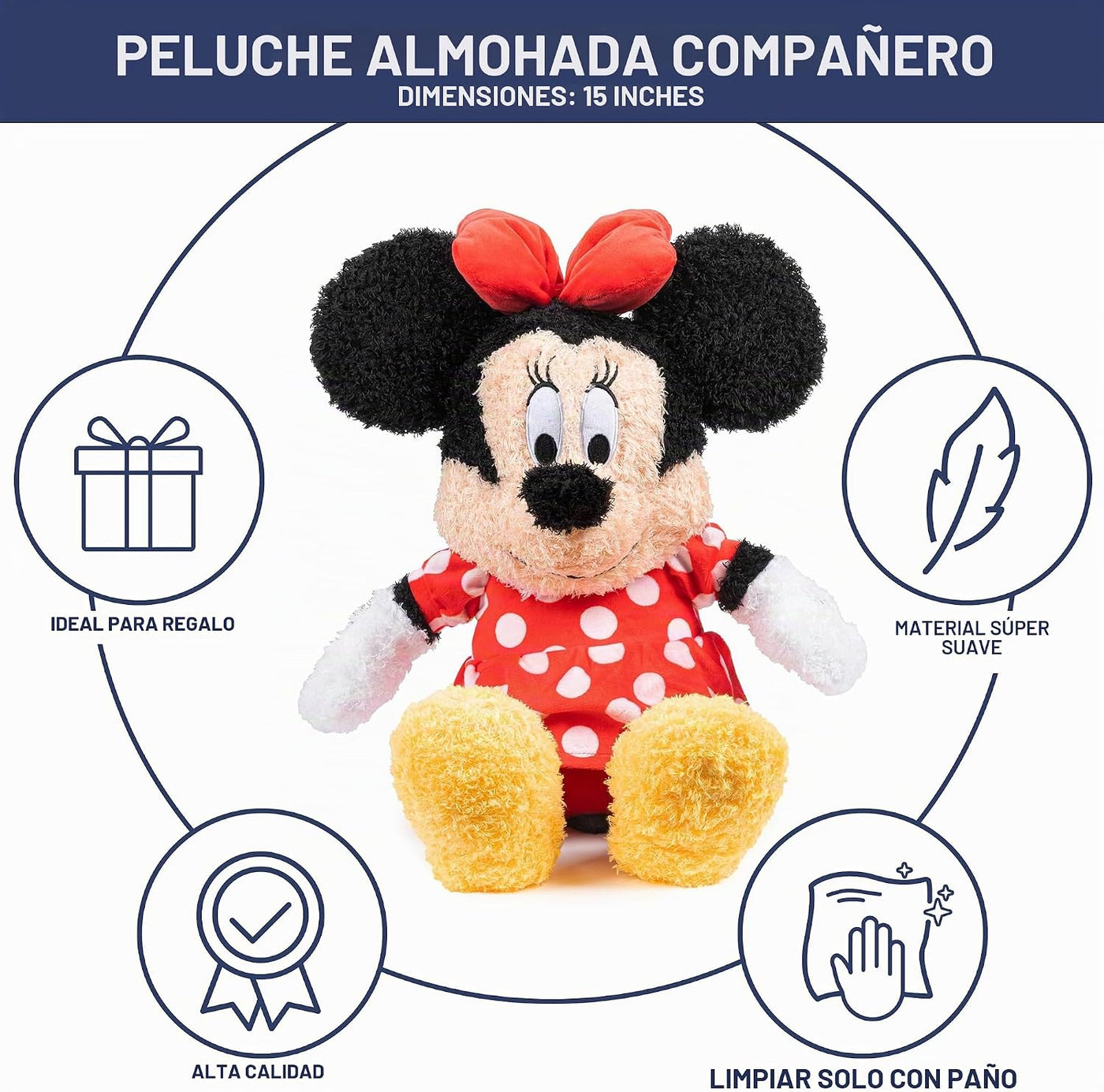 Jay Franco Disney Plush Pillow Buddy - Peluche de Personaje Relleno...