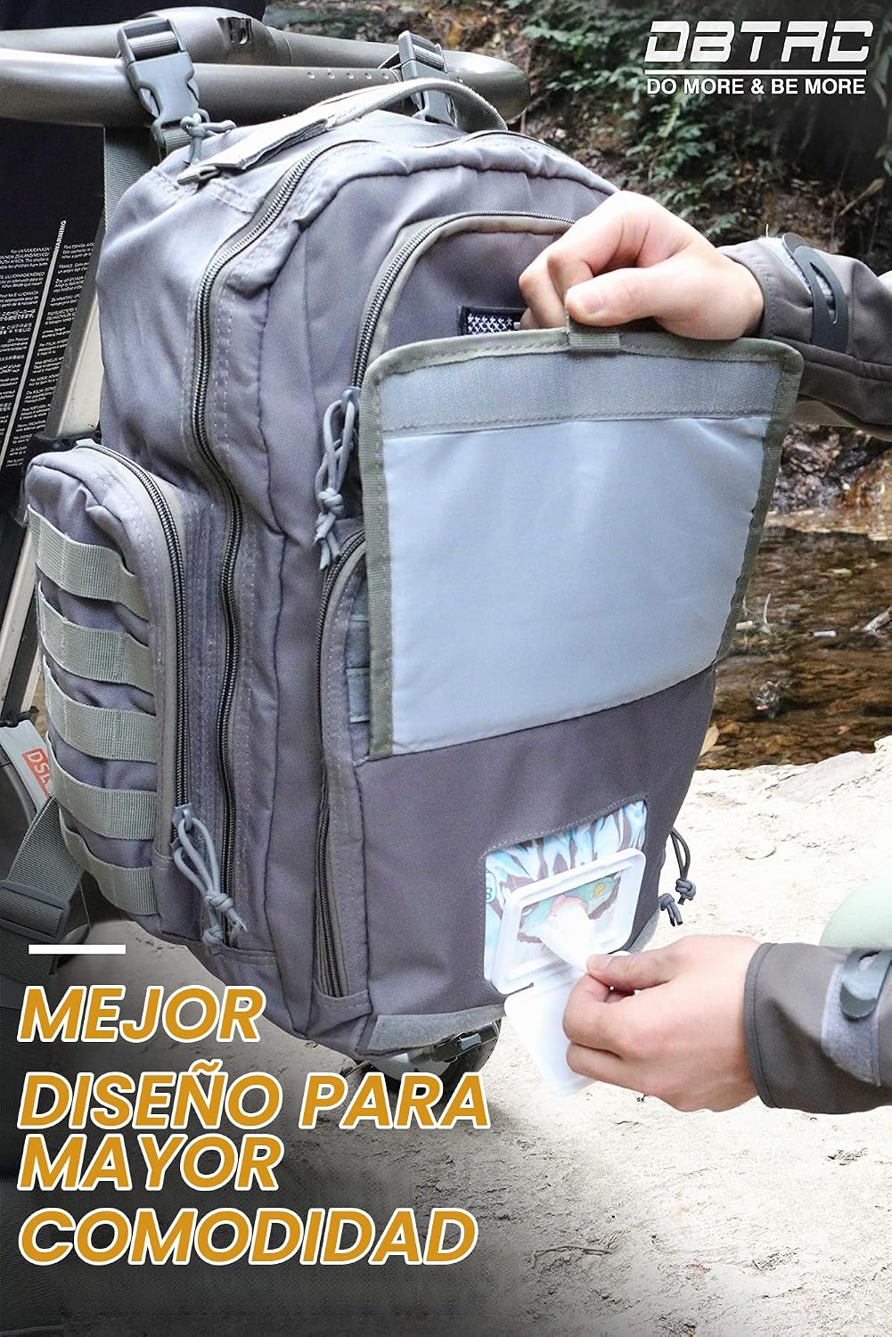 DBTAC - Mochila para pañales para papá, bolsa de pañales grande par...