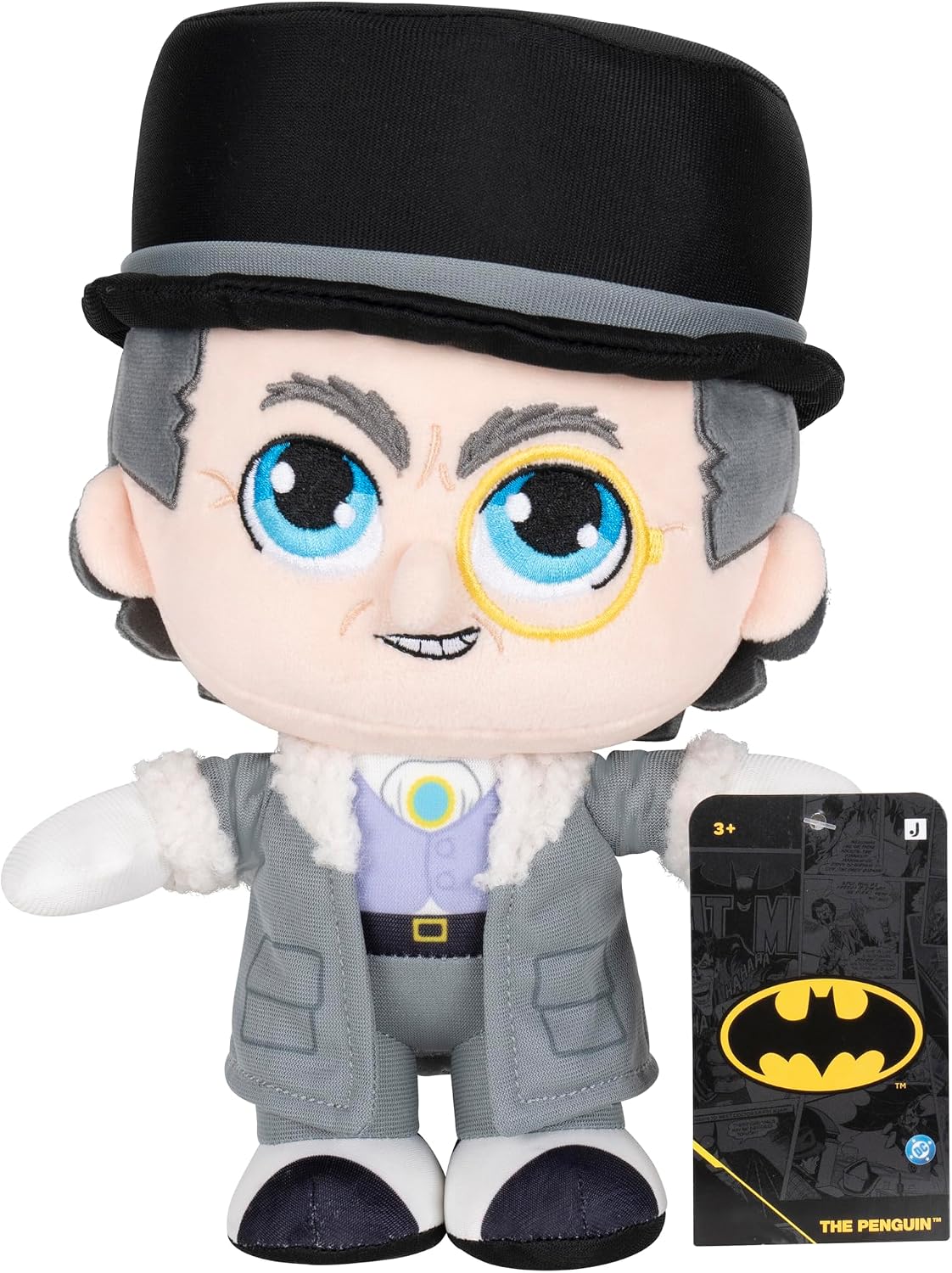Jazwares DC Peluche de colección de El Pingüino de 8 pulgadas, supe...