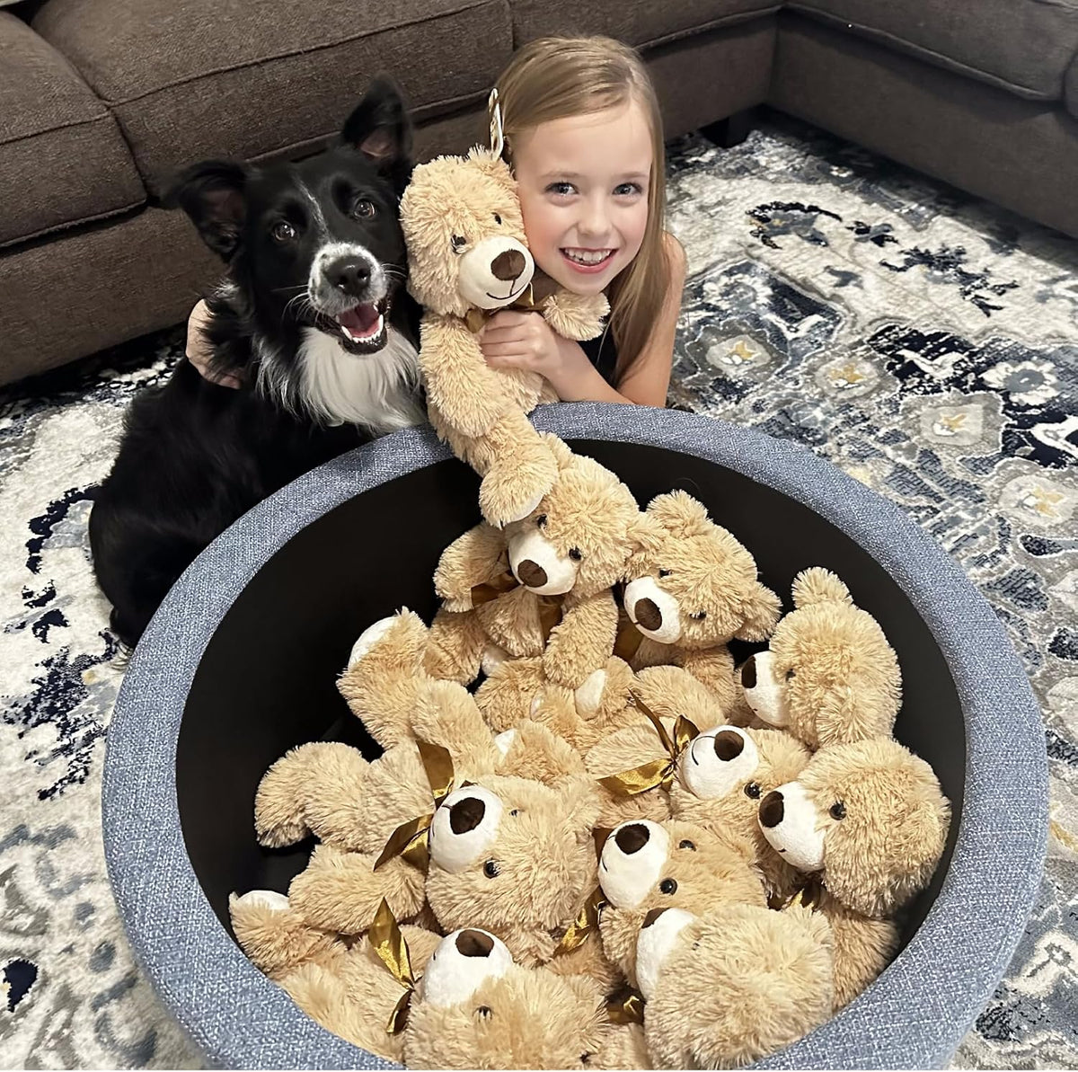 MaoGoLan Oso de peluche a granel para baby shower, paquete de 10 pe...