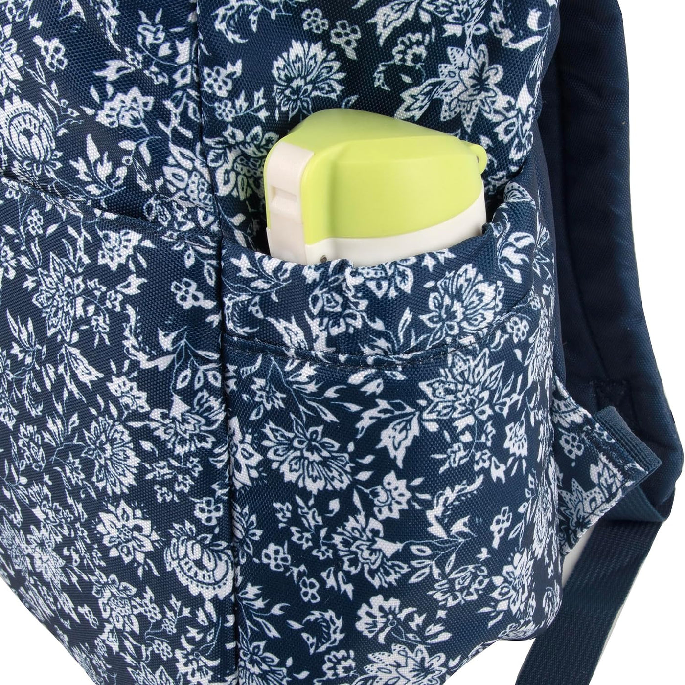 Mochila de pañales floral multifunción y bolsa de pañales de viaje...