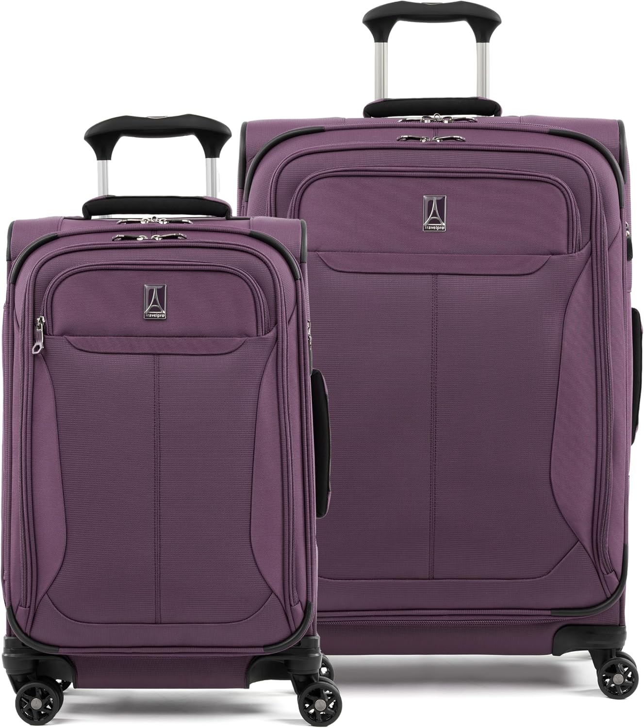 Travelpro Tourlite Softside - Juego de 2 piezas, equipaje expandibl...