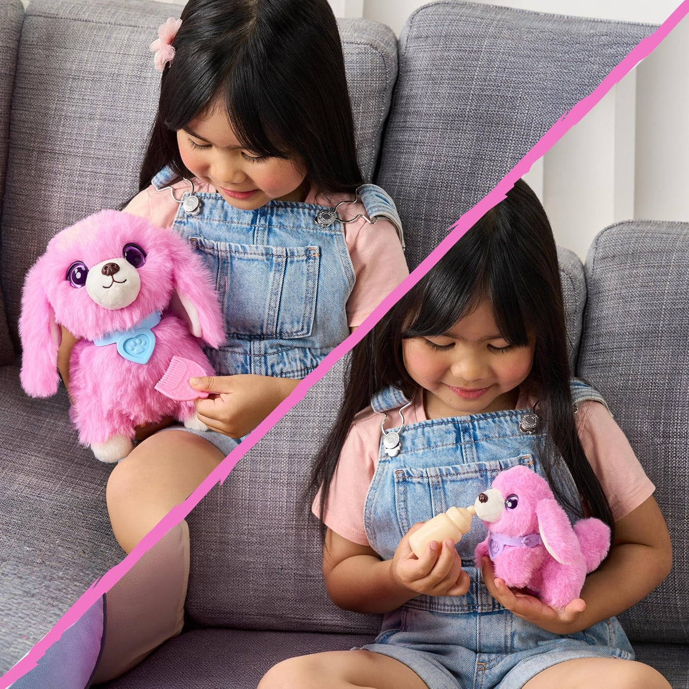 ScruffaLuvs Mom & Baby Scruffs Dachshund juguetes de peluche, lavar...