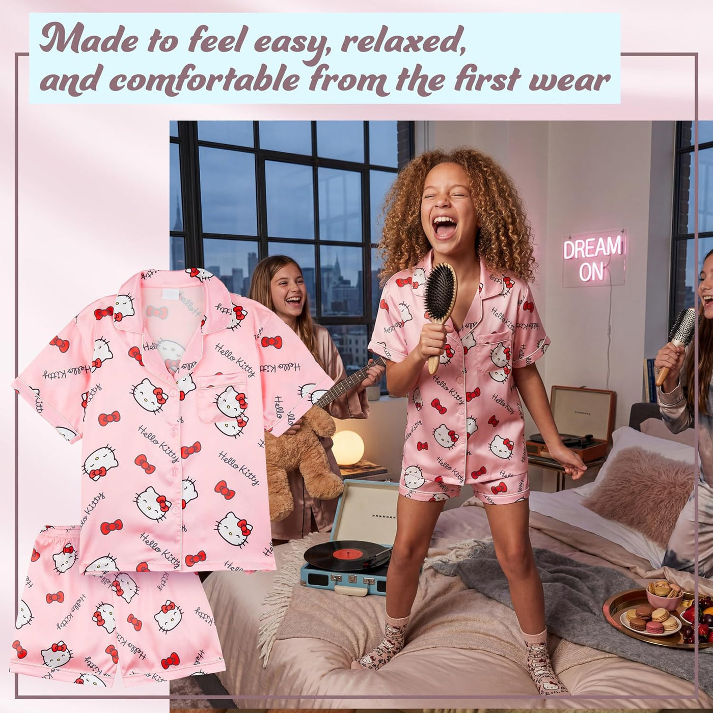 Get Trend Hello Kitty | Kuromi | Pusheen - Conjunto de pijama para...