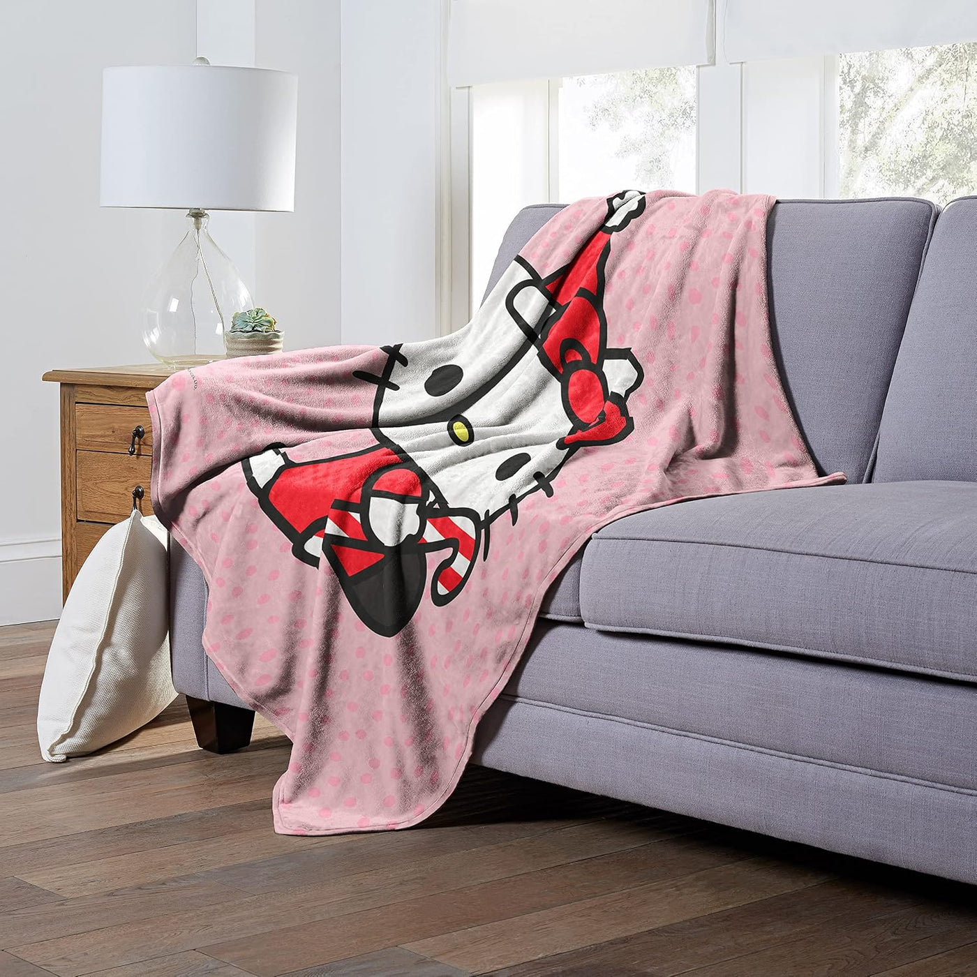 Northwest Hello Kitty - Manta de seda táctil, 50 x 60 pulgadas, bas...