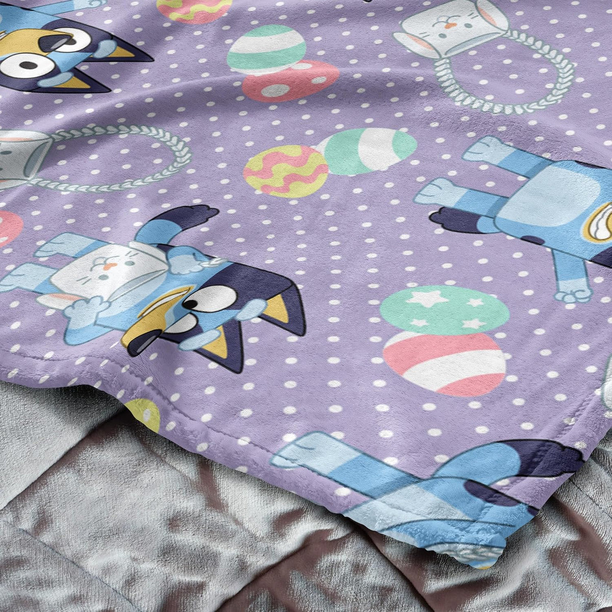 Northwest Bluey Bunny - Manta de gran tamaño de seda táctil, ultras...
