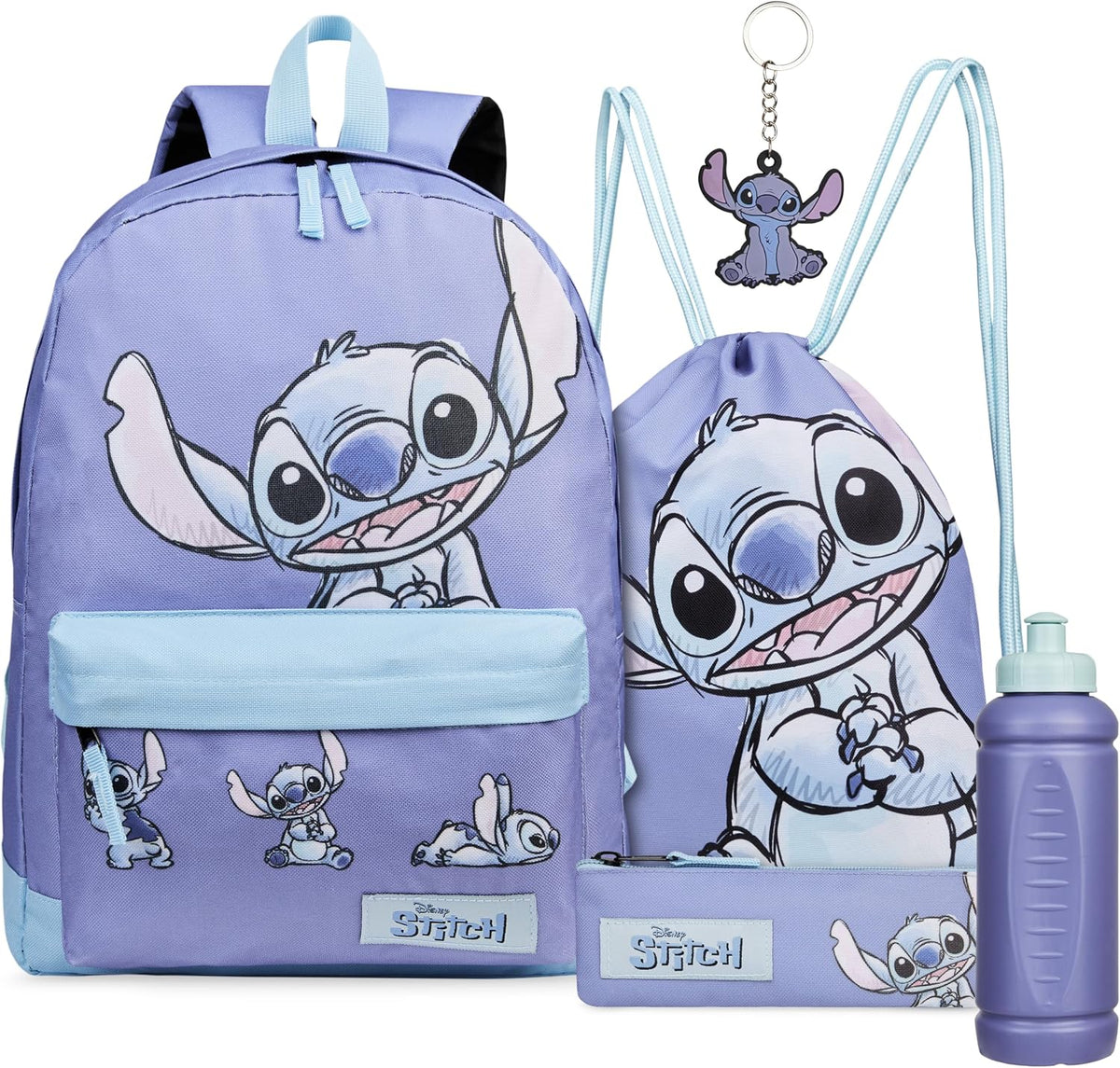 Disney Stitch - Mochila de 5 piezas, regalos para niñas, niños con...