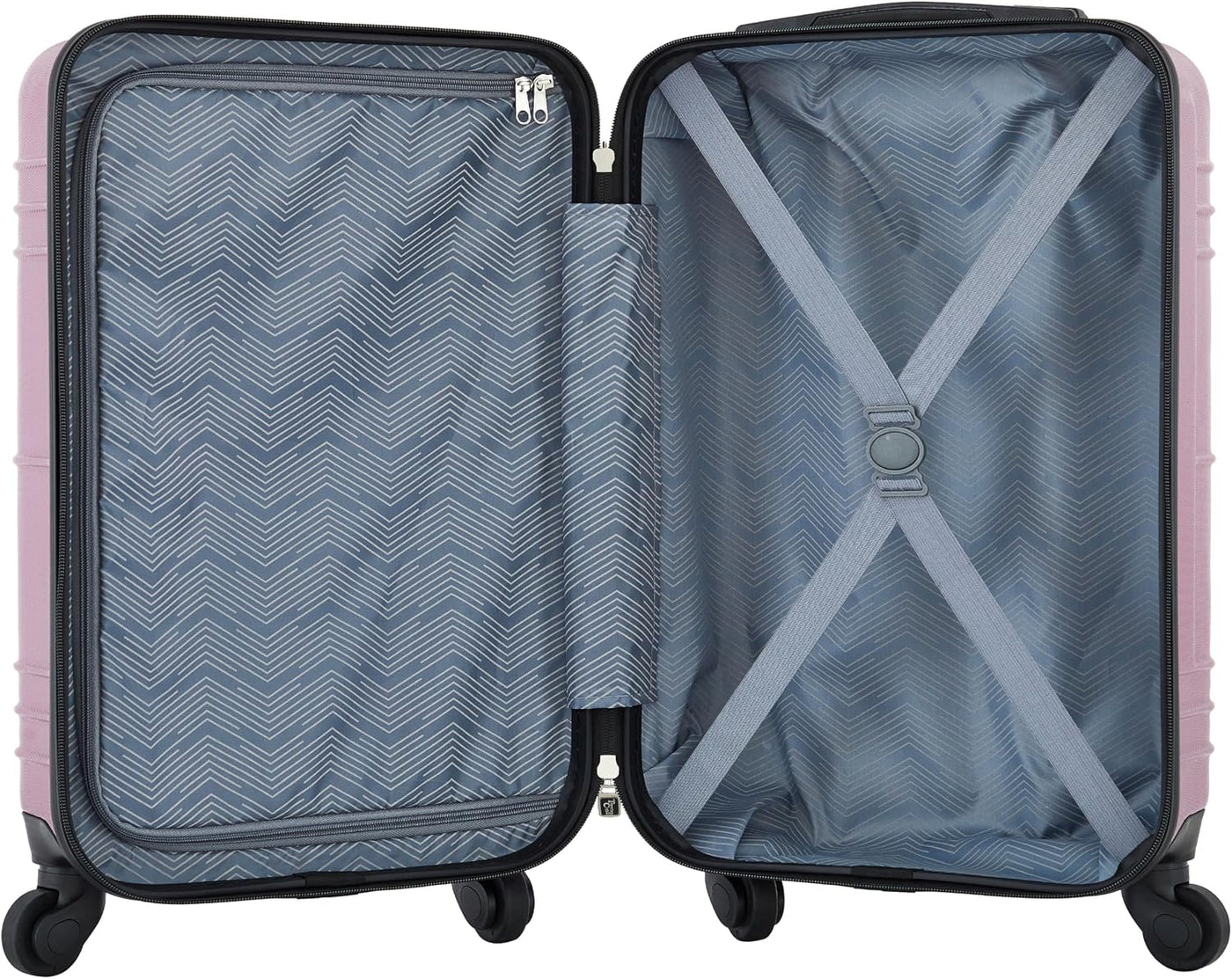 Travelers Club Equipaje de mano Richmond Spinner de 22", Damson...