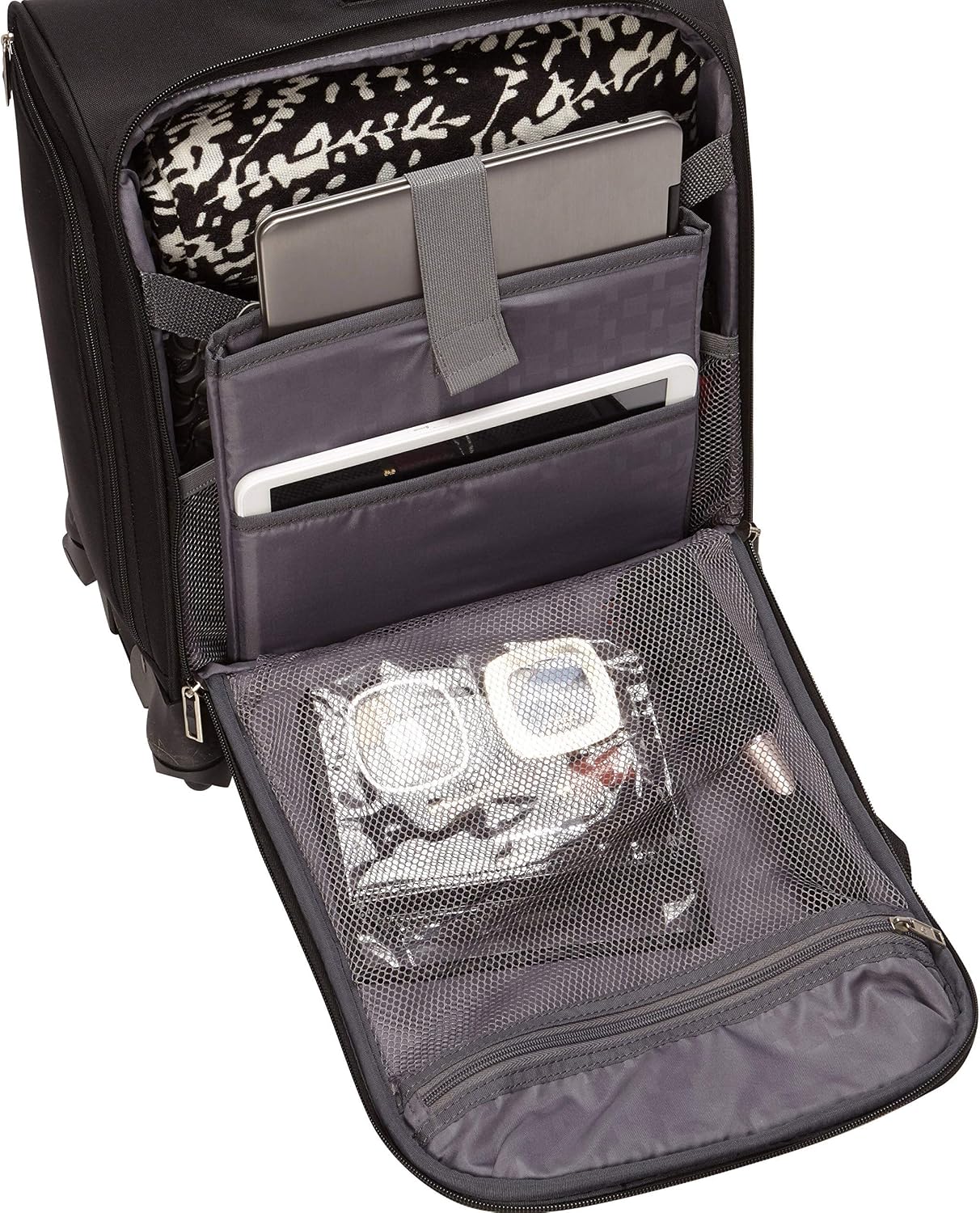 Samsonite Equipaje de mano debajo del asiento con puerto USB, Negro...