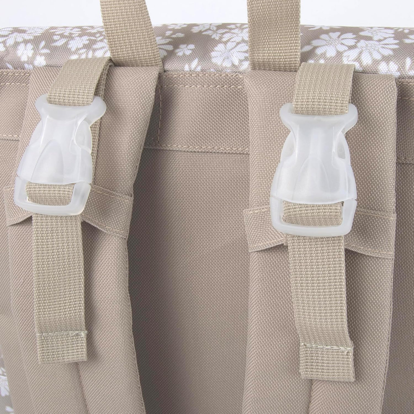 Mochila multifuncional floral para pañales y bolsa de viaje para be...